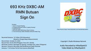 693 KHz DXBC RMN Butuan Sign On [upl. by Kirad]