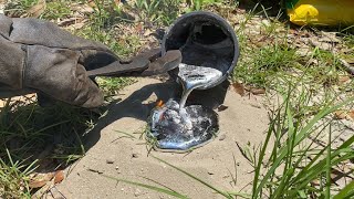 Casting A Pyramid Ant Colony With Molten Aluminum Anthill Art 18 [upl. by Wallache]