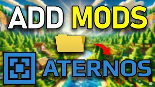 How To ADD MODS To Your Aternos Minecraft Server [upl. by Grous459]