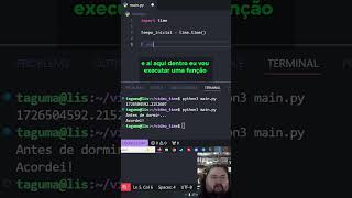 Quanto TEMPO leva para executar sua função no PYTHON aprenderpython python cienciadedados [upl. by Herzen806]