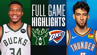 BUCKS at THUNDER  NBA PRESEASON FULL GAME HIGHLIGHTS  October 17 2023 [upl. by Carlene]