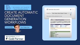 Creating an Automatic Document Generation Workflow in Smartsheet  Smartsheet Tutorial [upl. by Harilda]