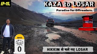 Reached Losar in our Ertiga a dream journey  Kaza to Losar  Losar  Hikkim  Spiti valley [upl. by Gala]