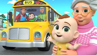 Wheels on the Bus Song  Baby Take Candy and Ballon  Nursery Rhymes amp Kids Songs [upl. by Nauqal]