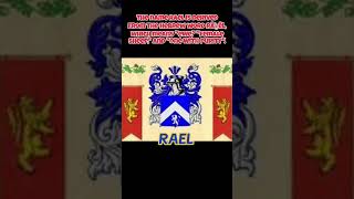 Rael Surname  Quick Facts surnames history rael [upl. by Celestyna278]