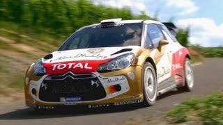 Dani Sordo Test Germany 2013  Citroën DS3 WRC [upl. by Zetnas]