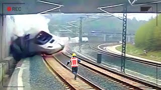 Biggest Train Collisions and Mistakes Caught On Camera [upl. by Farrand]