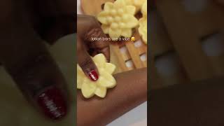 Have You Tried Making Natural Lotion Bars diyskincare bodybutters shorts [upl. by Ozneral]