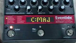 EVENTIDE HARMONIZER PITCHFACTOR QUADRAVOX MODE BY CHATREEO [upl. by Atnoek]