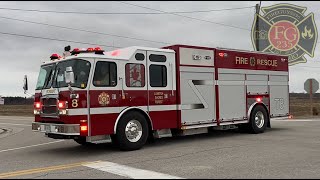 Lambton EMS amp Lambton Shores Fire  Unit 1139 amp LS25 Responding [upl. by Madora]