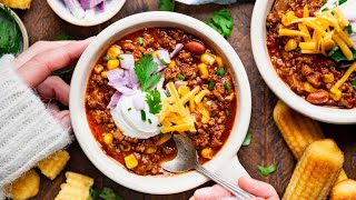 Slow Cooker Chili [upl. by Eelyak]