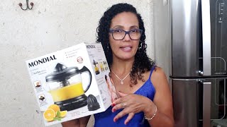 Espremedor de frutas Mondial Premium Unboxing  Resenha [upl. by Lledraw]