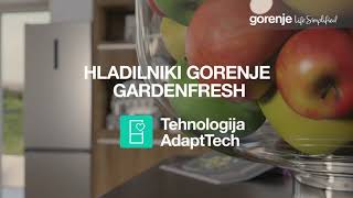 HLADILNIKI GORENJE GARDENFRESH  AdaptTech tehnologija [upl. by Amerigo]