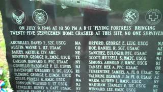 B17 Crash Memorial on Mount Tom in Holyoke MA [upl. by Ahseined]