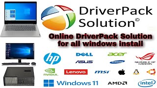 Online Driver Pack Solution for All Windows and All Driver Download and install  FSN Computer  FSN [upl. by Akere164]