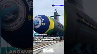 Janja batiza novo submarino lançado por Lula e Macron no Rio de Janeiro [upl. by Reba]