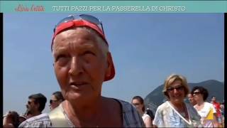 Tutti pazzi per la passerella di Christo [upl. by Llyrrad]