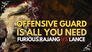 Offensive Guard is all you need  Furious Rajang vs Lance  MHR Sunbreak [upl. by Leaper]