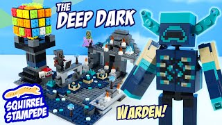 LEGO Minecraft The Deep Dark Battle with Warden Set Build Review 2023 [upl. by Mitinger]