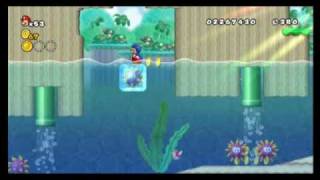 New Super Mario Bros Wii  Star Coin Location Guide  World 41  WikiGameGuides [upl. by Inahteb]