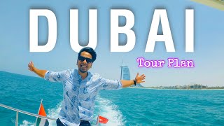 Dubai Tour Plan and Budget  Detailed AZ Travel Guide  Places to visit in Dubai [upl. by Pauly]