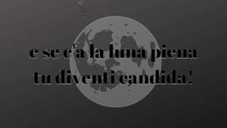 Tintarella di Luna by Mina  Lyric Video [upl. by Oehsen]