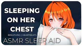 ASMR Sleep Aid Sleeping with your Girlfriend heartbeat breathing [upl. by Janelle]