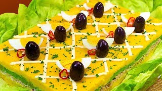 CAUSA RELLENA DE ATUN  RECETA PERUANA  Sazón y Corazón [upl. by Nylesaj637]