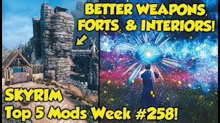 Skyrim Top 5 Mods of the Week 258 Xbox Mods [upl. by Llirrem603]