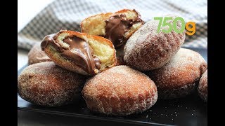 Recette des beignets fourrés à la pâte à tartiner  750g [upl. by Bigg550]