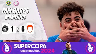 FLUXO FUT7 É HUMILHADO POR 1X6 PELO CAPAÇA FC SUPERCOOPA DESIMPEDIDOS 2024 [upl. by Narud381]