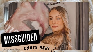 MASSIVE NEW IN MISSGUIDED COATS HAUL WORTH £600 AUTUMN 2020 [upl. by Anirtap452]