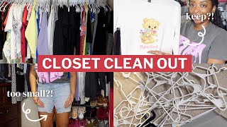 Closet Clean Out 2024  Declutter and Organize My Closet With Me 👚 [upl. by Pete]