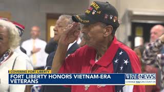 Vietnam Veterans Day Emotional celebration at Fort Liberty [upl. by Tempa]