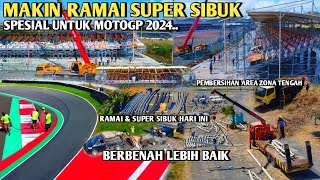 Updetan Terbaru😱 Sirkuit mandalika hari ini makin serius berbenah ramai super sibuk pengerjaannya [upl. by Hut]