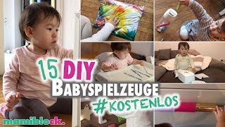 15 DIY Ideen für dein Baby 🤹🏻‍♀️ Babyspielzeuge  Easy  kostenlos  mamiblock [upl. by Anifad152]