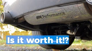 BMW M140i  Is the M Performance Exhaust worth it [upl. by Galloway]