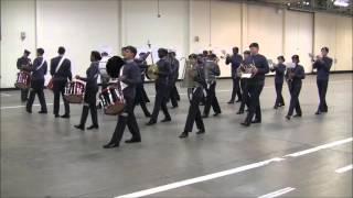 Air Cadet National Marching Band Championships 221115  Full Band LASER Region [upl. by Mudenihc]