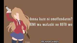 My Silky Heart  Yui Horie  Romanji  Lyrics  Toradora Opening [upl. by Zednanreh]