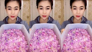 Na Na  ASMR ICE EATING  ASMR MUKBANG ICE EATING SOUNDS FROM THE FROZEN WATER [upl. by Lanor]