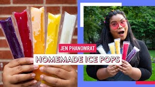 Homemade Ice Pops  Good Times With Jen [upl. by Jackie]