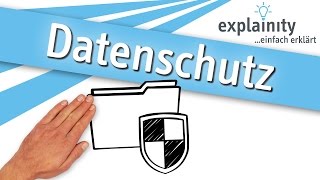 Datenschutz einfach erklärt explainity® Erklärvideo [upl. by Stephenson]