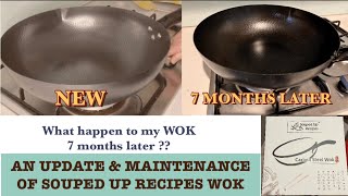 An Update amp Maintenance of Souped Up Recipes wok  How to use amp maintain Carbon steel wok wok [upl. by Tnek]