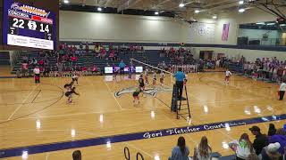 Omaha Concordia Volleyball SubDistrict Finals vs Auburn 103024 [upl. by Ornie]