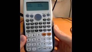 Casio fx570es  991es plus statistical calculations [upl. by Attenoj]