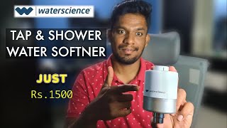 Tap amp Shower water softener 1500  Water science CLEO Hard water Filter  English review video [upl. by Atiekal]