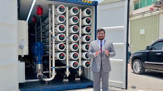 Containerized Reverse Osmosis Plant  3000 m3day  RO Water Desalination  Al Kafaah – Dubai UAE [upl. by Brita]