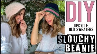 DIY How to Make a BEANIE Hat Slouchy or Fitted  by Orly Shani [upl. by Jaymie]