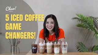 GET THE SECRET TO DELICIOUS ICED COFFEE DRINKS USING ESPRESSO SHOTS caferecipes [upl. by Ennayrb750]