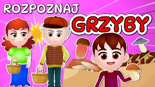 🍄‍🟫 Kazio i TEST GRZYBIARZA 3  Grzybobranie dla dzieci  Rozpoznawanie grzybów 🍄‍🟫 [upl. by Inahpit104]